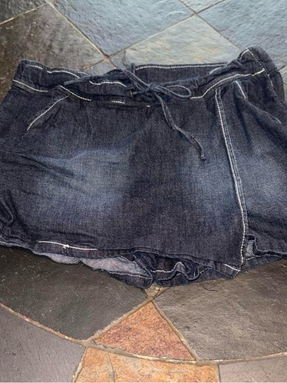 Maurices Dark Indigo Denim Skort